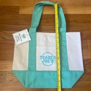 Trader Joe’s pastel green mini Tote # 1
